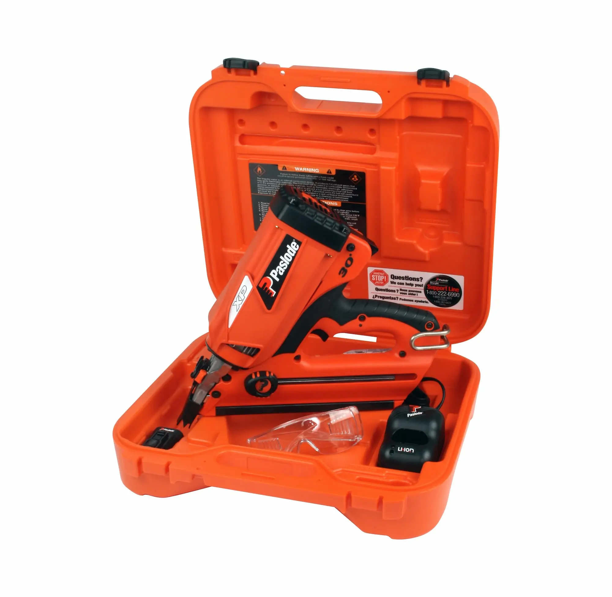 Paslode nail gun best sale flashing red and green